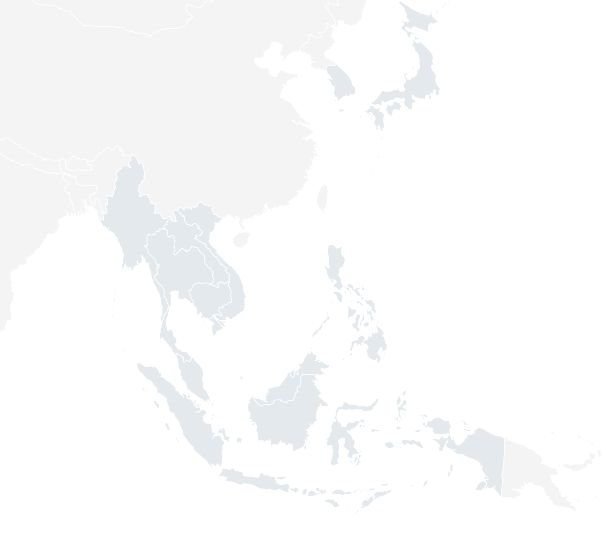 Map of Asia-Pacific