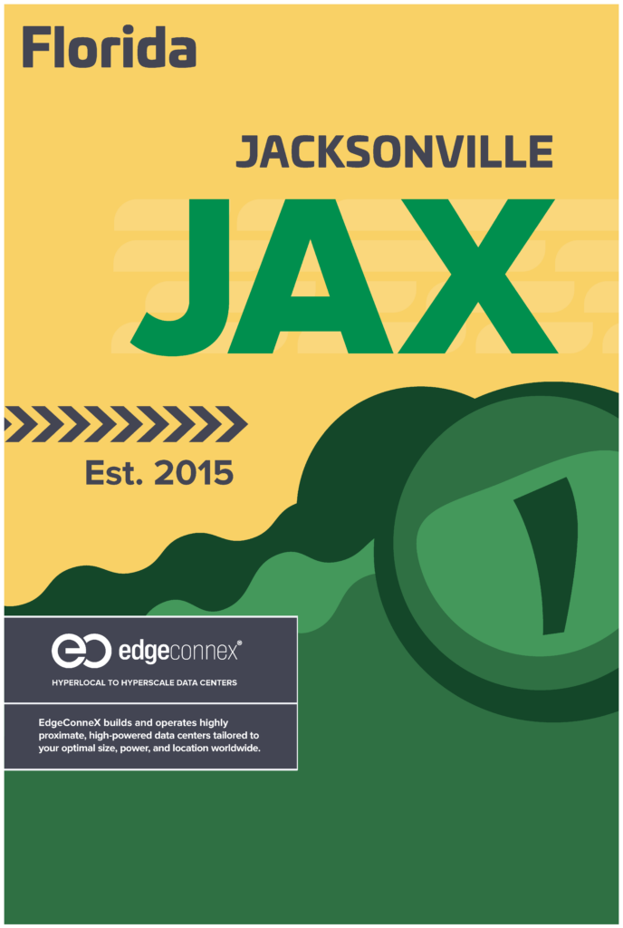 Florida Jacksonville poster featuring 
