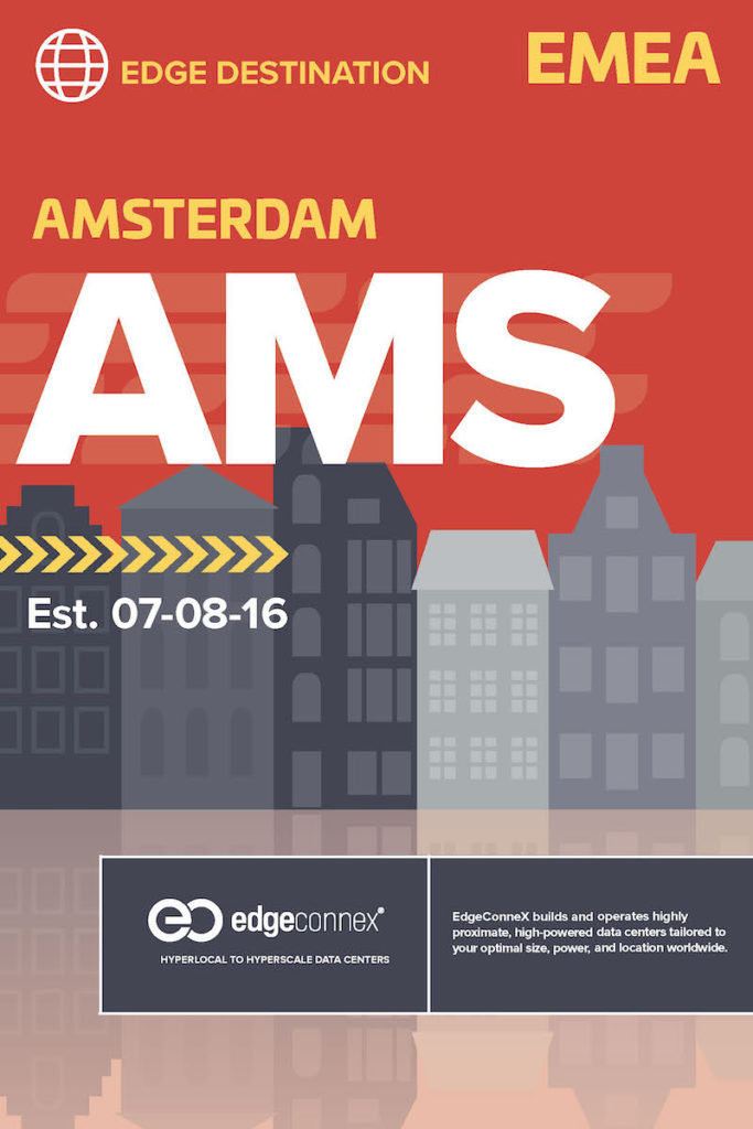 Amsterdam Luggage tag graphic