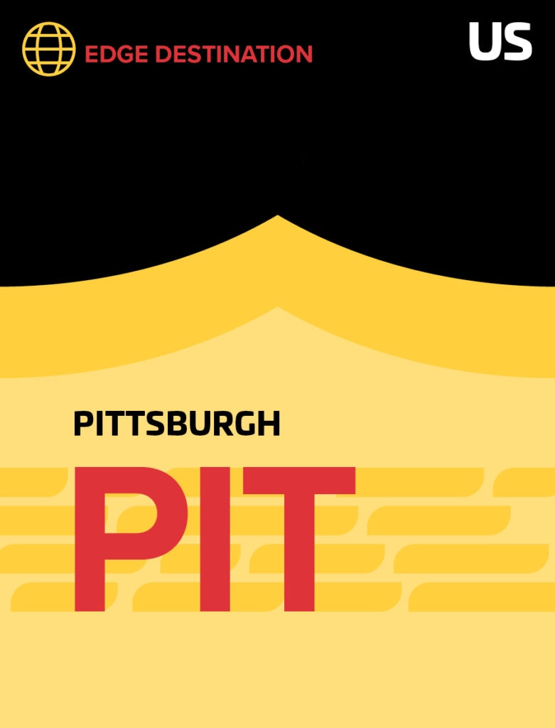 Pittsburgh luggage tag