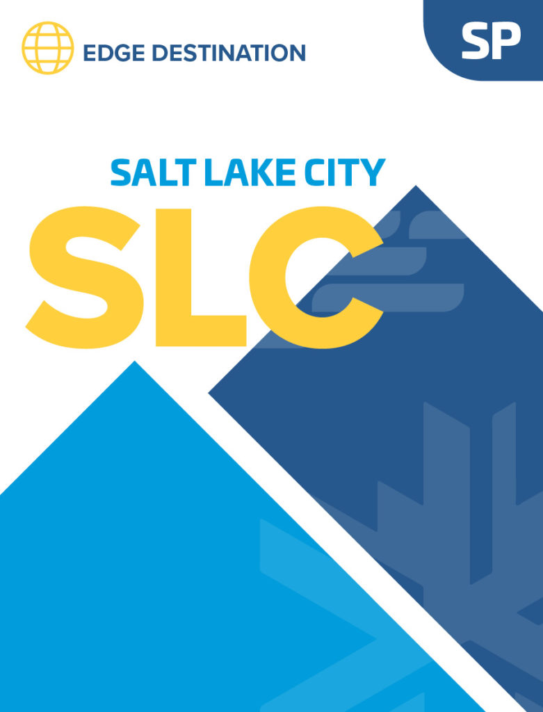 salt lake city luggage tag