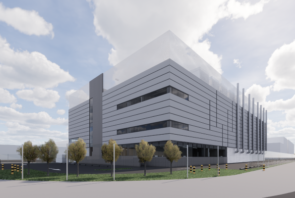 Barcelona data center rendering