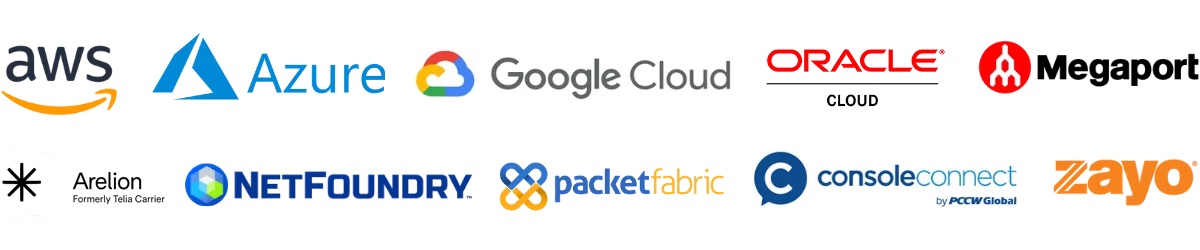 Cloud access partner logos