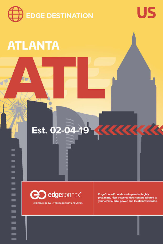 atlanta luggage tag graphic