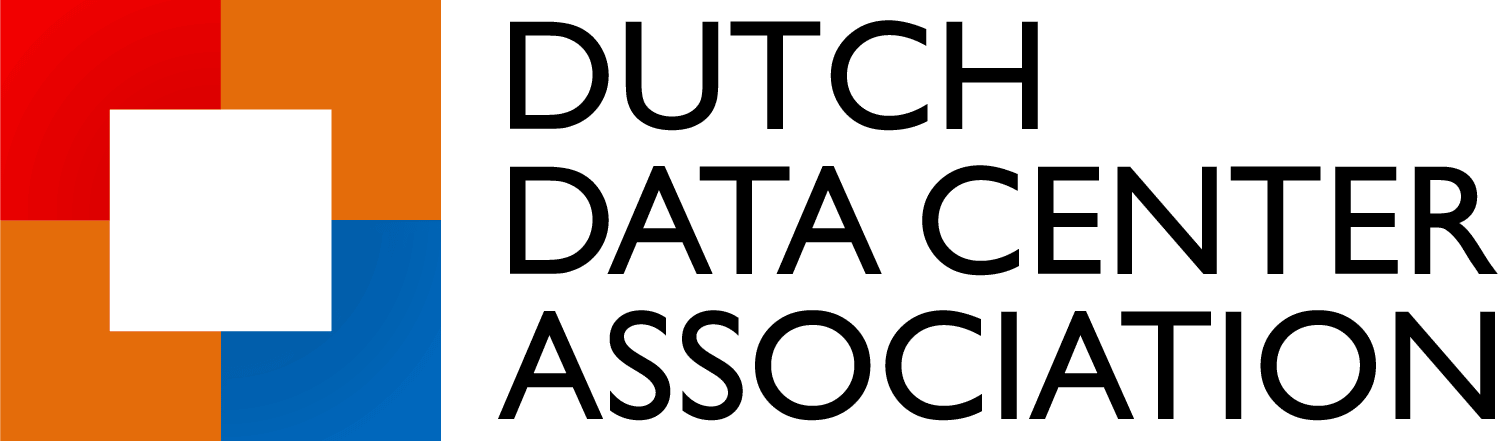 Dutch Data Center Association logo with colorful square pattern