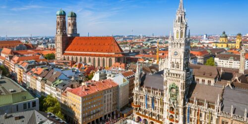 Plaza Marienplatz en Múnich, Alemania - Centros de datos y colocación EdgeConneX